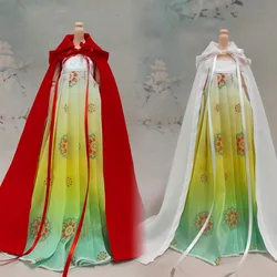 Blyth 1/6 1/4 1/3 BJD Cape Ancient Costume Clothes Chinese Hanfu Cloak For BJD/SD YOSD MSD SD13 Big Girl Doll Accessories C1953