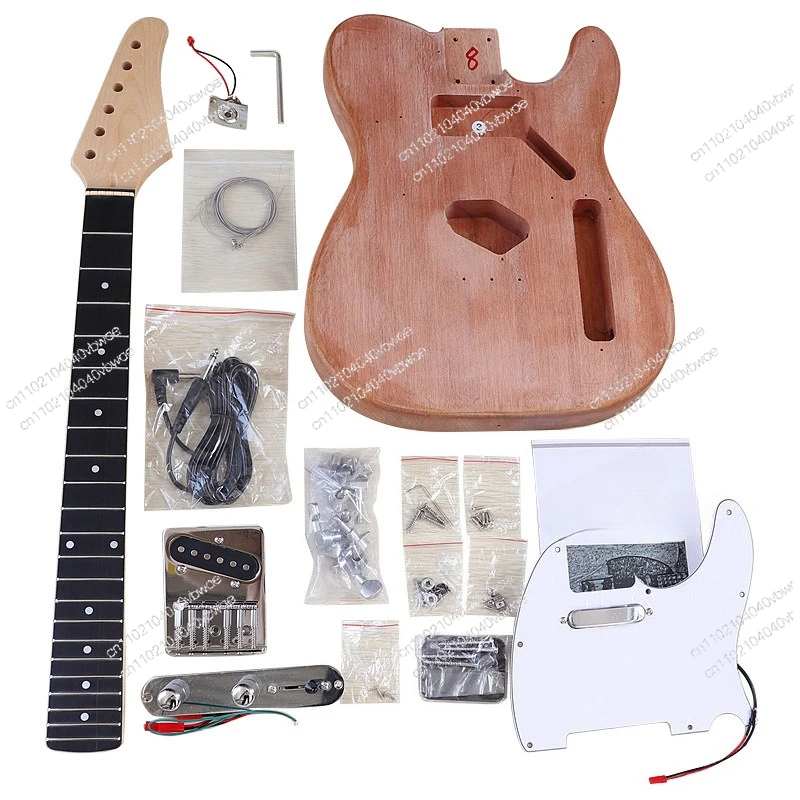 

Electric Guitar Semi-finished Assembly Set DIY Instrument Modification Maple Guitar Accessories