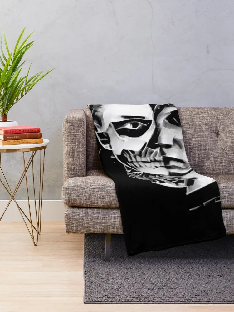 Tate Langdon Skull Designer Throw Blanket Throw And Blanket