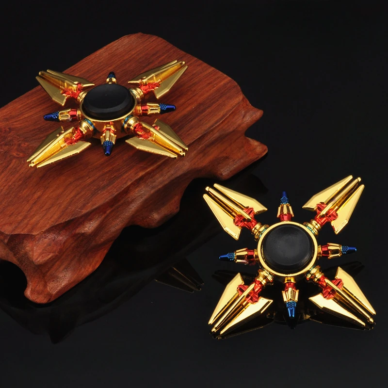 Aleación de Zinc Fidget Spinner periféricos de animé Spinner de mano de Metal nuevos juguetes Fidget Oficina juguete para aliviar el estrés para adultos regalos creativos