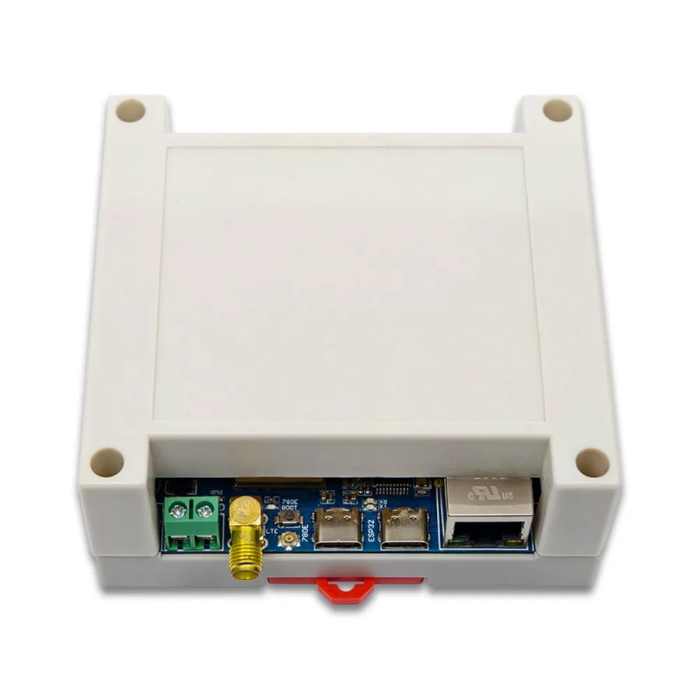 ESP32 Industrial Controller Edge Computing Ethernet WiFi BT 4G CAT.1 RS485 RS232 2DI 2DO Relay CH340 Type-C/DC8-36V Power Supply