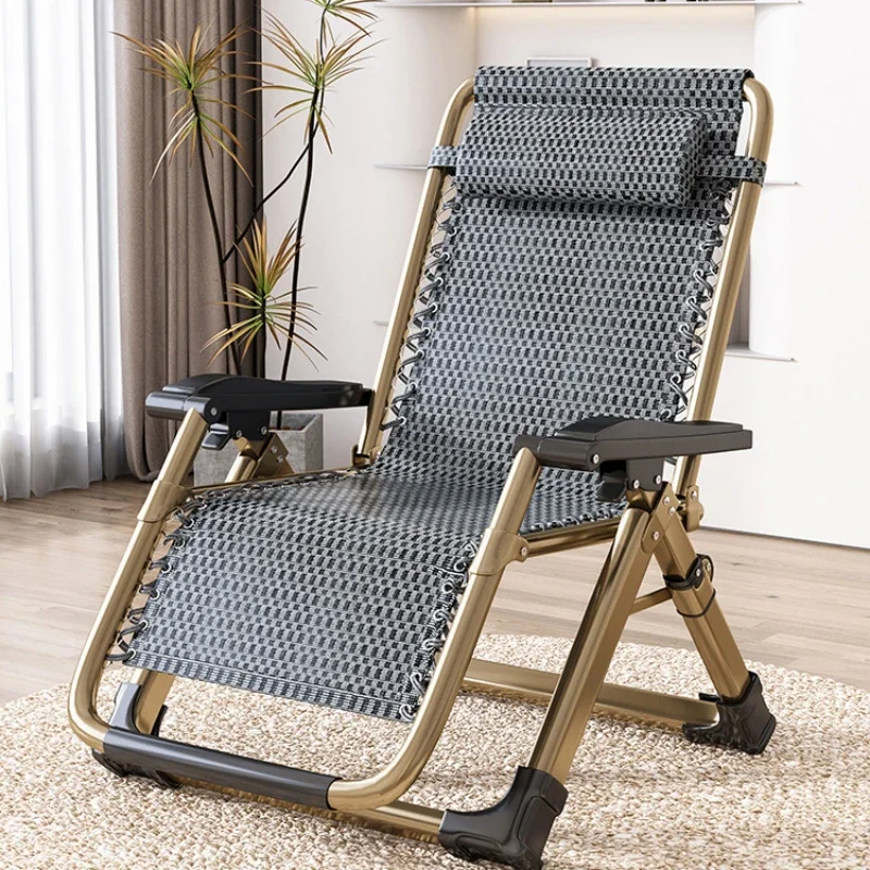 Multipurpose Office Folding Chair Restful Nap Lounger with Backrest Portable Beach Seating Relaxing Home Leisure Chair Hot Sale