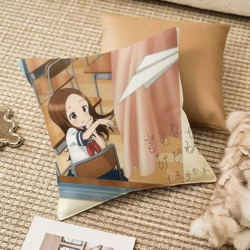 Anime-T-Teasing Master Takagi-sanES-Fun Federa per cuscino Anti-polvere Divano letto con cerniera invisibile