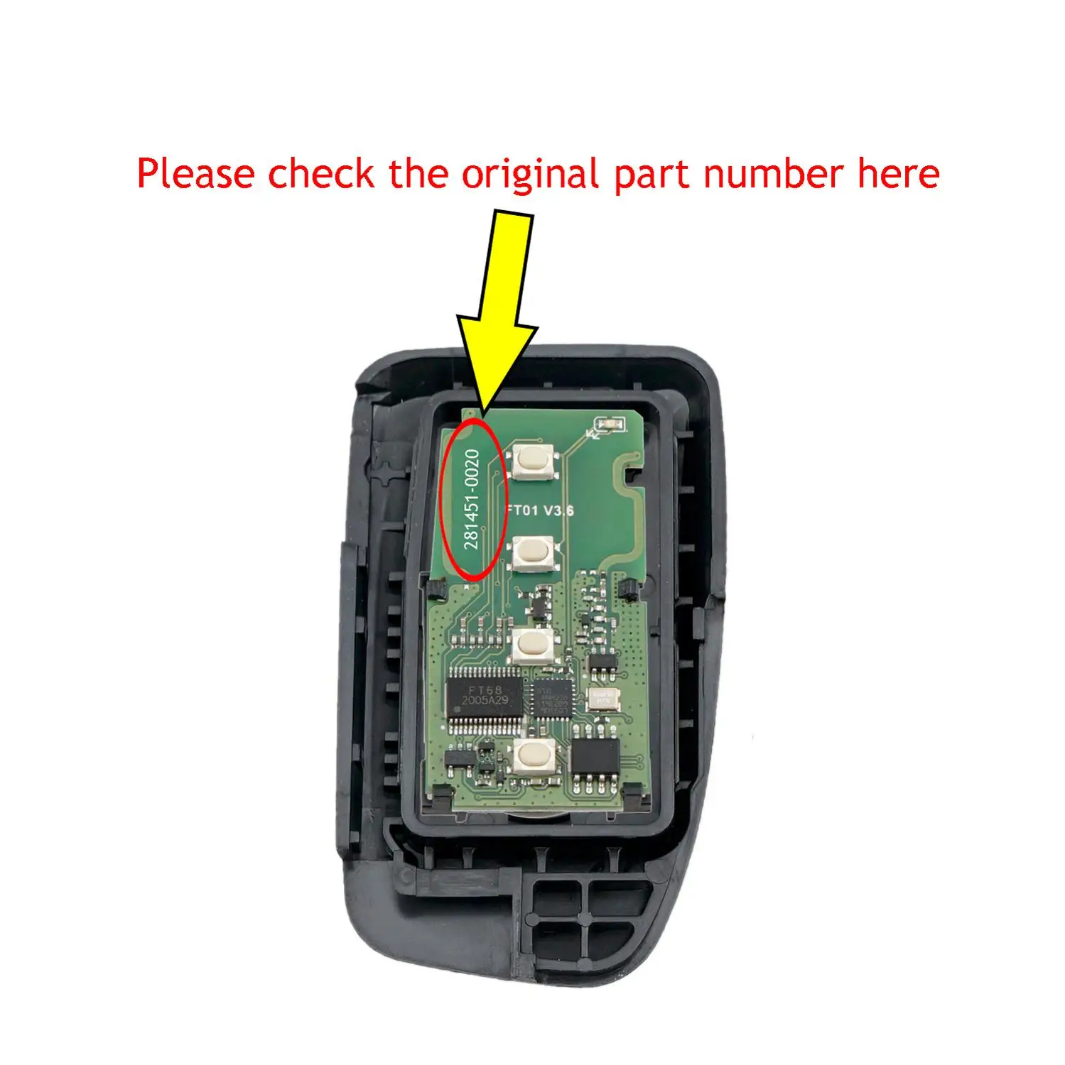 HYQ14FBA-mando a distancia inteligente para coche, llave remota para Lexus GS350 GS450H ES350 ES300h GS200t 2013-2016, 281451-0020G 312/314MHZ