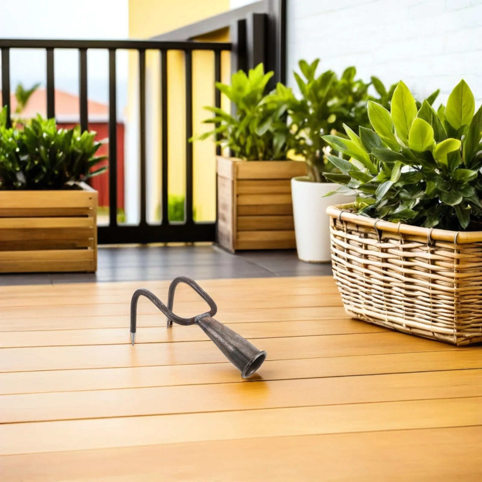 المعادن حديقة أشعل النار رئيس الثقيلة مزدوجة الشق مخلب هوك البستنة أداة لإزالة الأعشاب الضارة زراعة التربة تخفيف التربة اليدوية