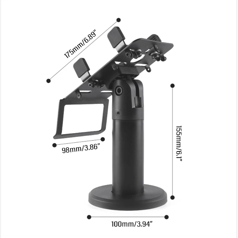 360 Degree Support Stand Holder Rack Reliable Metal POS Machine Display Bracket Drop Shipping