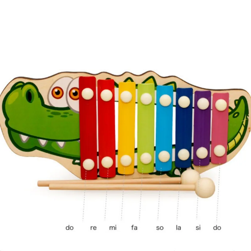 Giocattoli musicali per bambini xilofono in legno strumento musicale per bambini giochi Montessori sviluppo precoce giocattoli educativi giocattoli per bambini