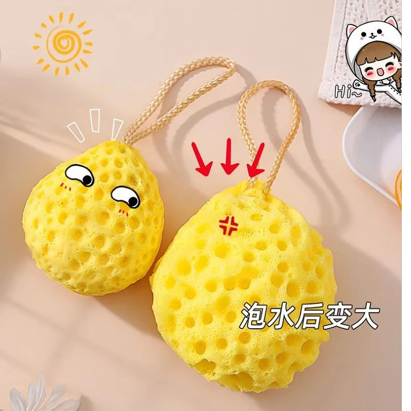 Bola de baño mágica en forma de panal, esponja exfoliante para el cuerpo, accesorios de baño acoplables con agua para hombre y mujer, regalo