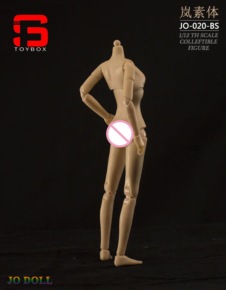 JO-020 JO-021 Figura de acción femenina de 6 pulgadas, escala 1/12, Flexible, semiencapsu, cuerpo articulado, bronceado/piel de pálido, pecho medio grande