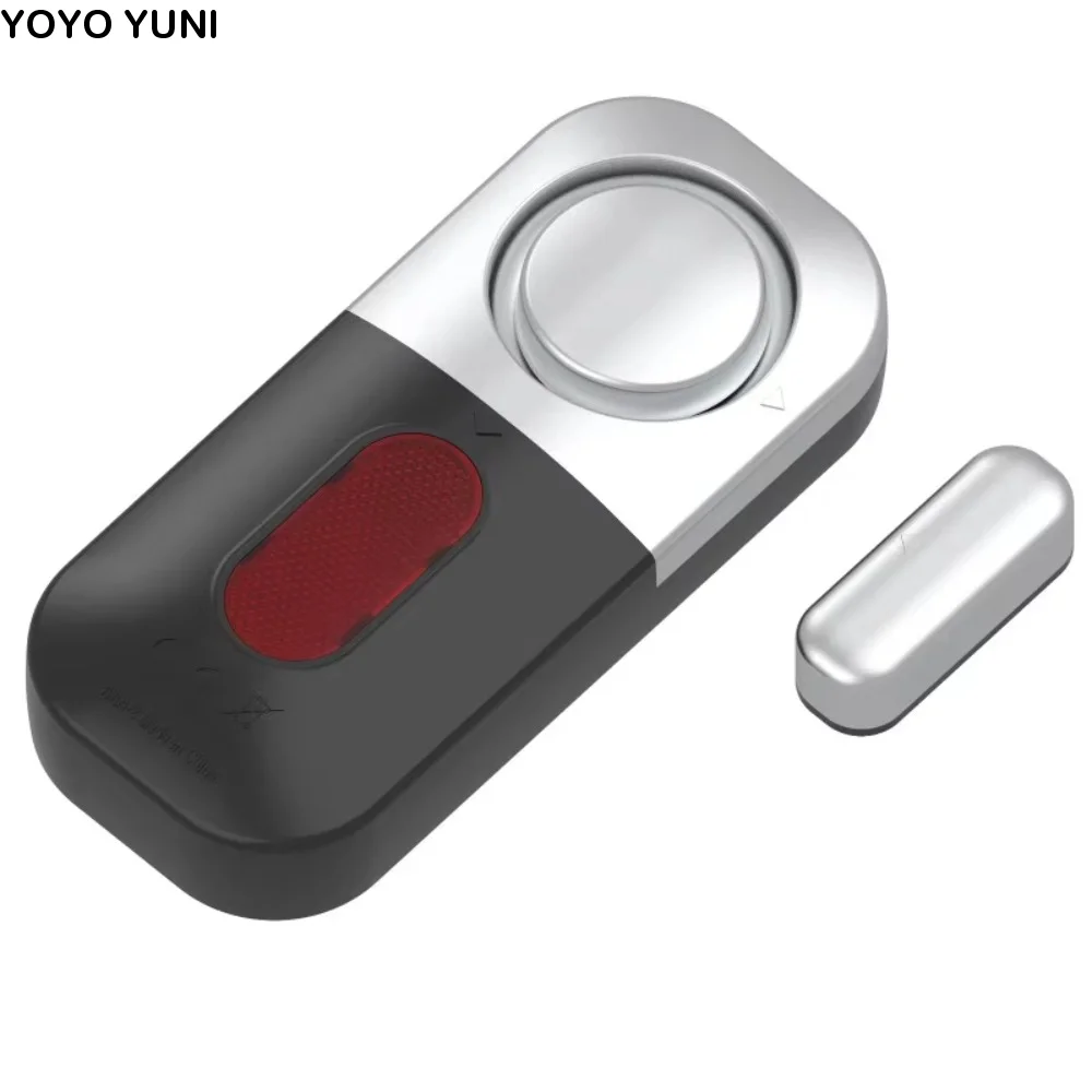 

Удобная магнитная сенсорная сигнализация от взлома, работающая от батареек, пластиковый датчик для окон, умная беспроводная сигнализация с высоким уровнем громкости, для офисной безопасности