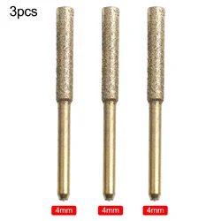 Chainsaw Sharpening GrindingWhetstone GrindingWhetstone 3pcs Set 4.0mm Size Lifetime 4.8mm Size Cylindrical Burr