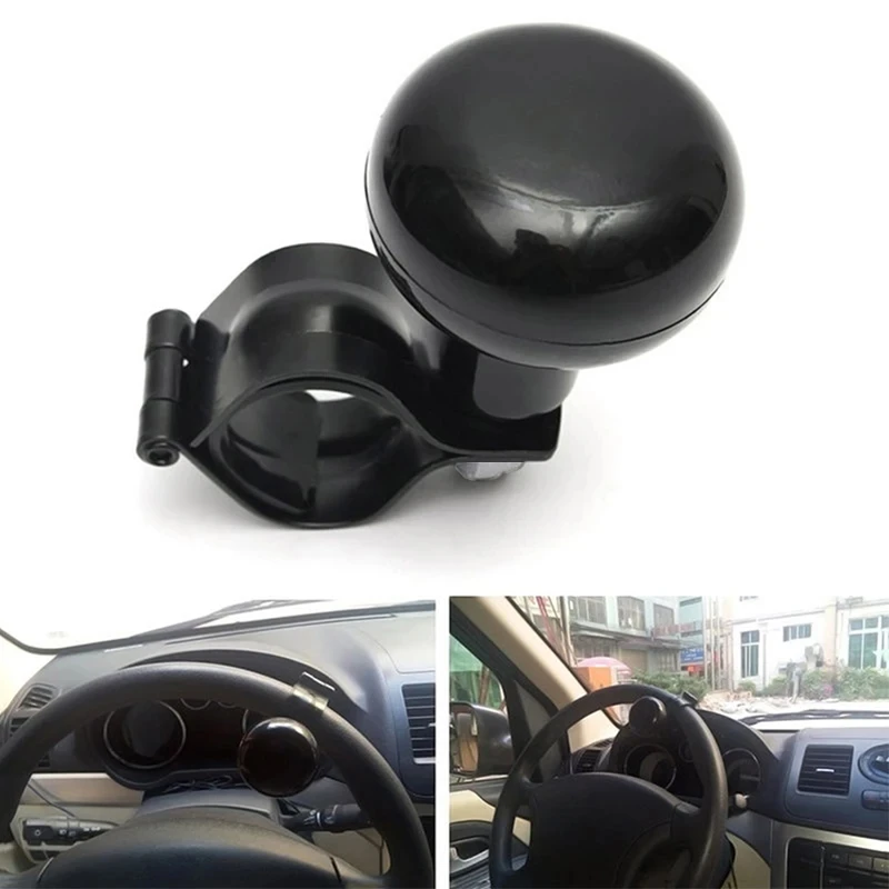 Universal Truck Heavy Car Duty Anti Slip Steering Wheel Cover Spinner Knob Handle Booster Grip Protective Auxiliary Ball Safe