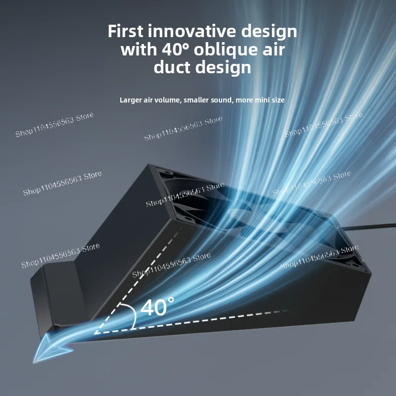 High-efficiency air guide groove design, special cooling fan for door seam, integrated to form no air leakage