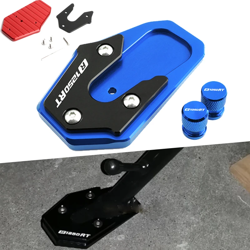 ل BMW R1250RT R 1250RT R1250 RT 2018 2019 2020 دراجة نارية CNC مسنده القدم الجانب حامل تمديد غطاء مراتب مضاد للماء عالي الجودة حامي