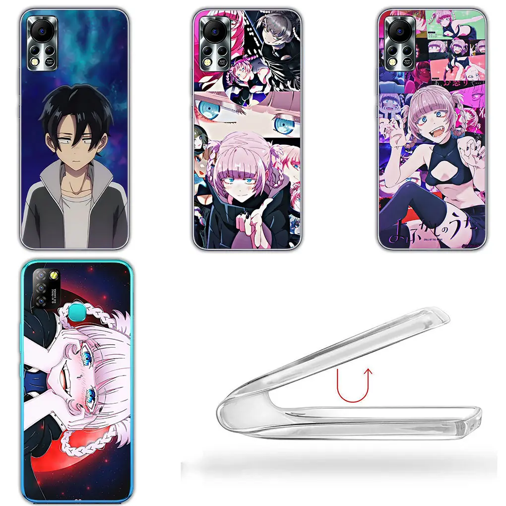 Nazuna Nanakusa Call Night Soft Phone Cover for Samsung Galaxy A04 A14 A23 A34 A54 M23 M33 M52 M53 M30S M31 M51 M21 Case