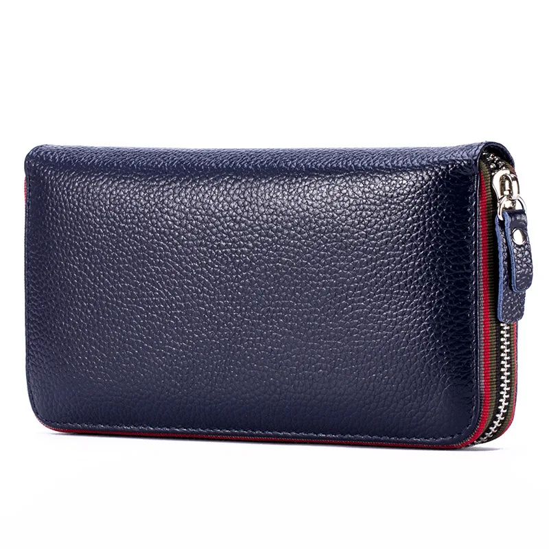 Leather Women's Long Wallet Organ Passport Bag Passbook Bag Women's Purses Coin Purse Women's Wallet Handbag Clutch Bag