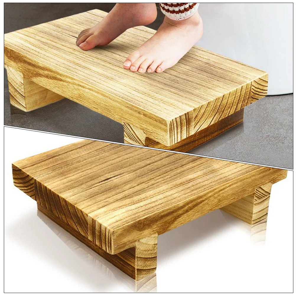 

Step Stool Wooden Bed Stools for Bedroom Elderly Bedside High Steps You Can Sit on Stepping