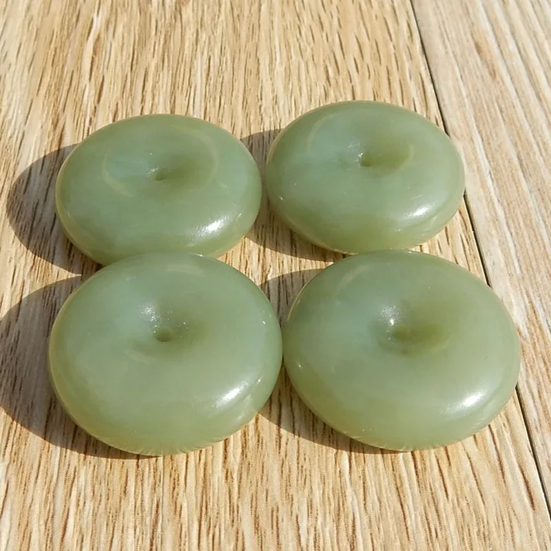 Hotan Handmade Green-White Yellow Jade Pendant With Ancient Style And Unique Features
