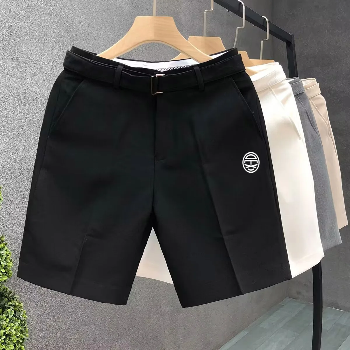 Golf pants Men slim casual pants Men's casual shorts brand embroidery LOGO golf sports pants ball pants