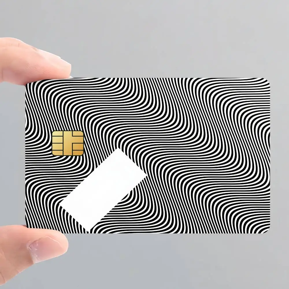 ملصقات بطاقات Singer Jamie xx In Wave غطاء جلدي مقاوم للماء مكون من 4 قطع من ملصقات بطاقات الائتمان والديكور الأمامي لتمرير البنك