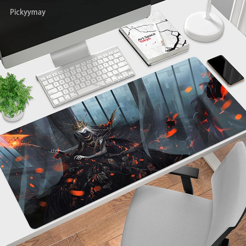 Grande gaming mousepad anime bloodborne mouse pad computador tapete do mouse gamer mesa esteira xxl computador teclado tapete de mesa overlock