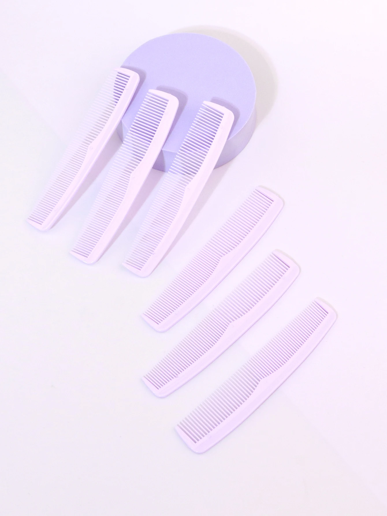 6Pcs Anti-statische Haar Kämme Mini Doppel Seite Haar Pinsel Pro Kamm Barber Haar-Kamm Styling Werkzeuge für Haar Zubehör – Detail 3