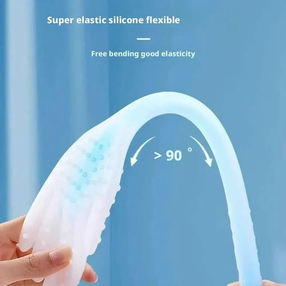 1Pcs Silicone Meridian Slap Board Gua Sha Plate Beating Massage Bat For Back Body Massager Detox Massage Stick Blood Circulation