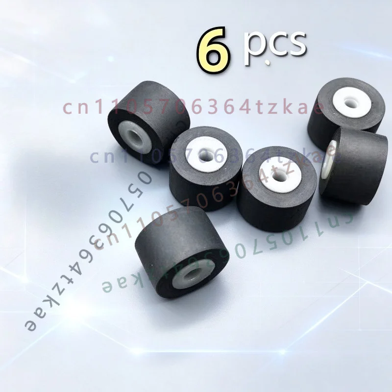6PCS Set FOR JVC Vintage Stereo Audio 11mm×8×2 Pinch Roller Deck Audio Belt Pulley 6Pcs