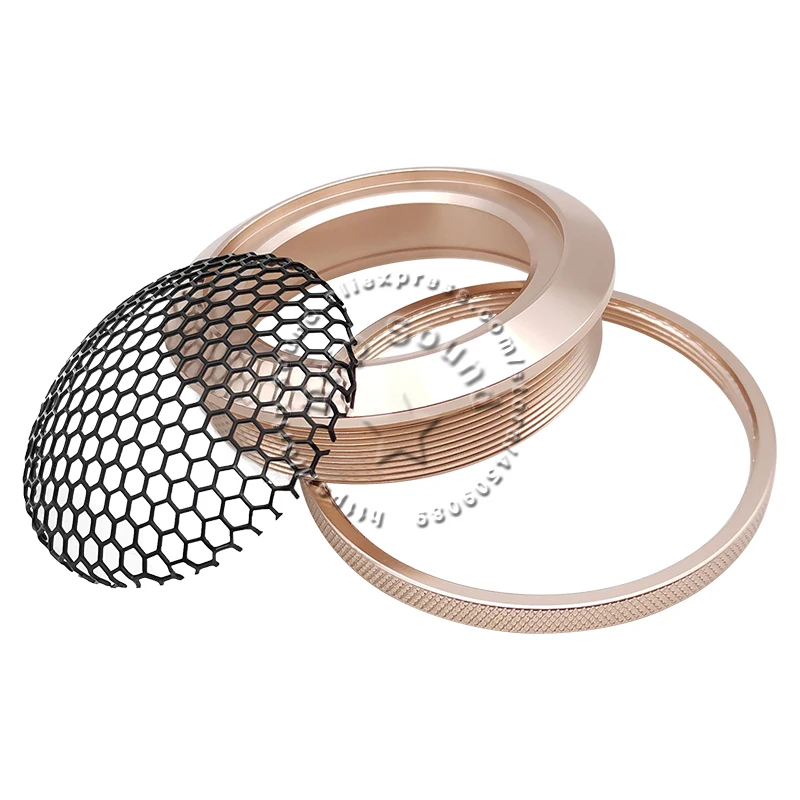 For 2" Inch Speaker Grill Conversion Net Cover Car Audio Decorative Circle Full Metal Mesh Grille 63.5mm