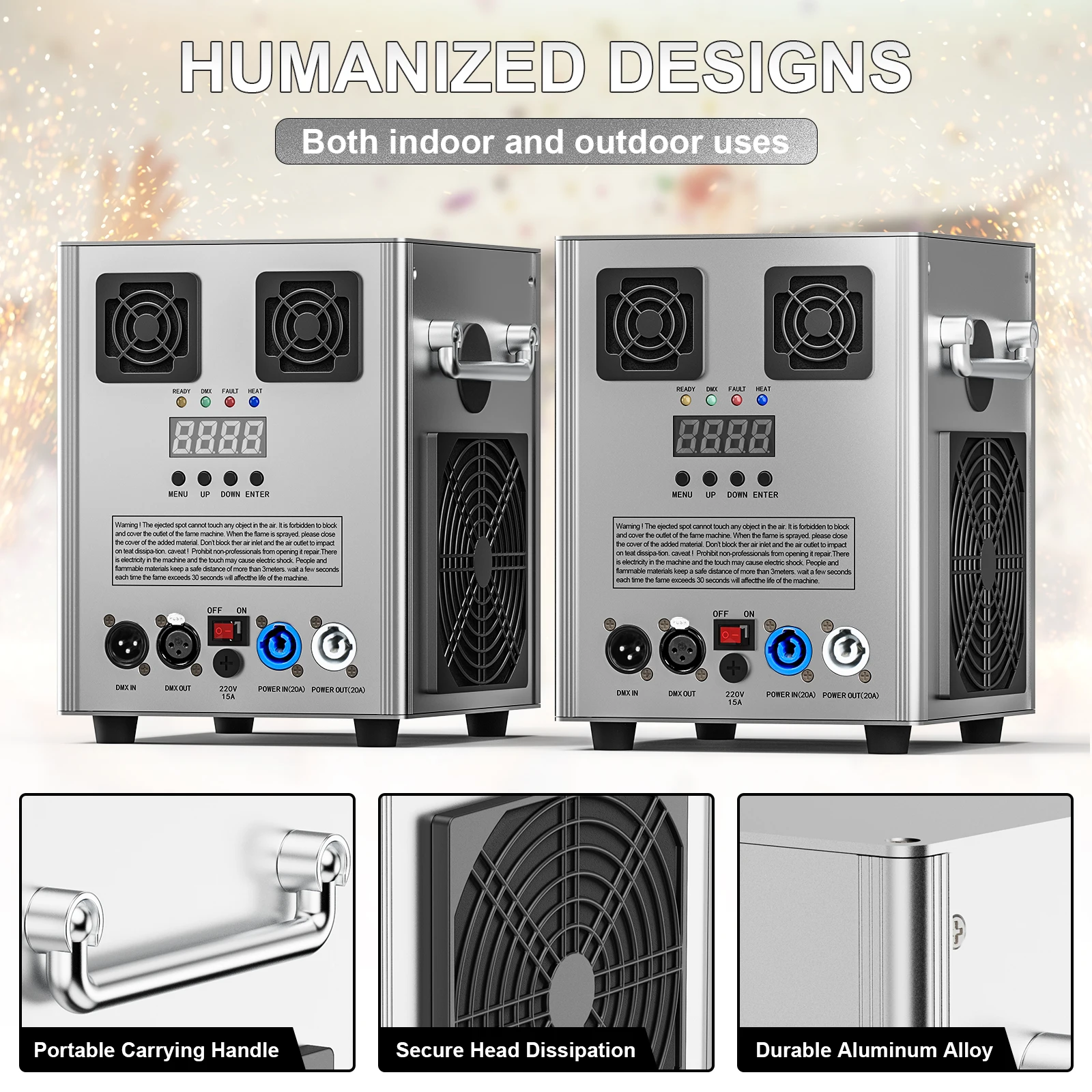 700W Spark Machine Cold Fireworks Machine Fieryzeal Stage Equipment Special Effect Machine Wedding Musical Show Ceremony