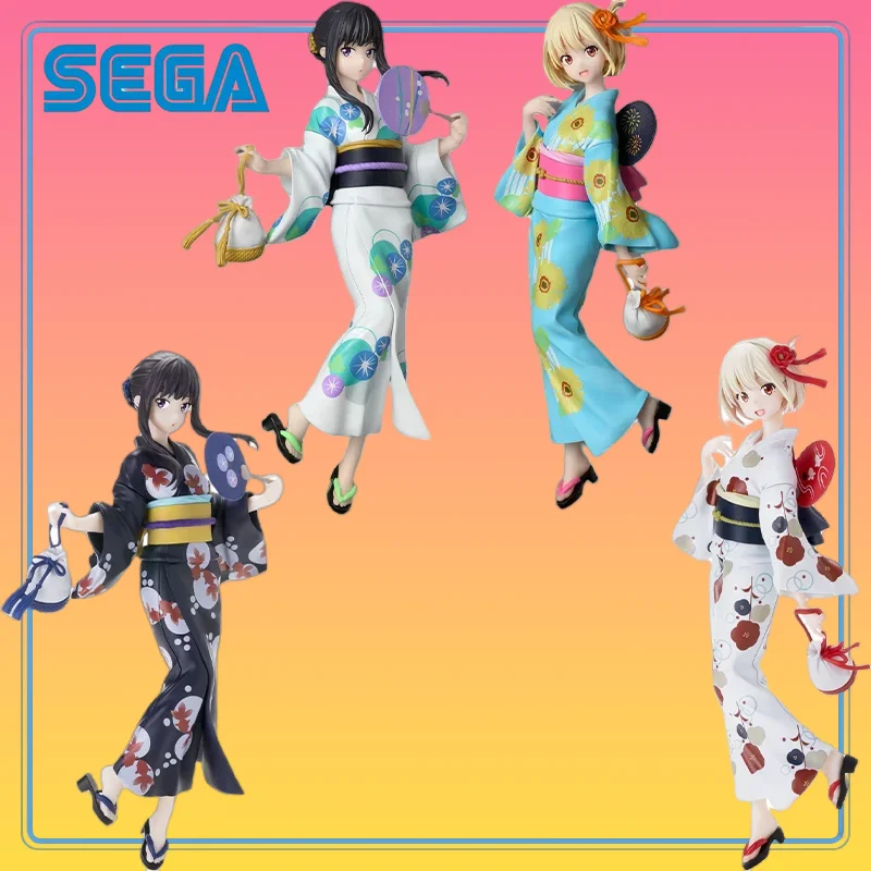 

【100% подлинный】SEGA Original Licorice Recoil Luminasta Nishiki Senso-Festival in Yukata аниме мультфильм гаражный комплект подарки игрушки