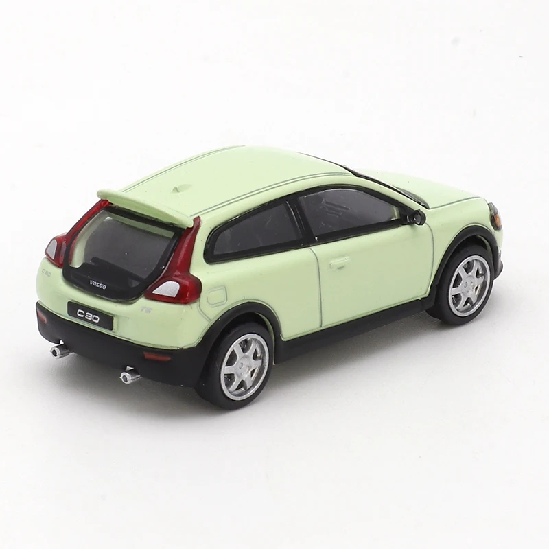 DCT 1:64 Volvo C30- Green 113 Simulation Alloy Small Scale Car Model Decoration Diecast Alloy Collection Gift