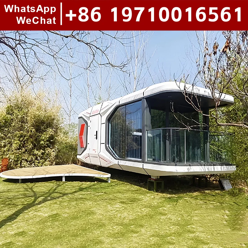 Space Capsule House Garden Houses Prefabricated Housing Tiny Home Prefabricated Hotel Rooms Modular Container Office Building