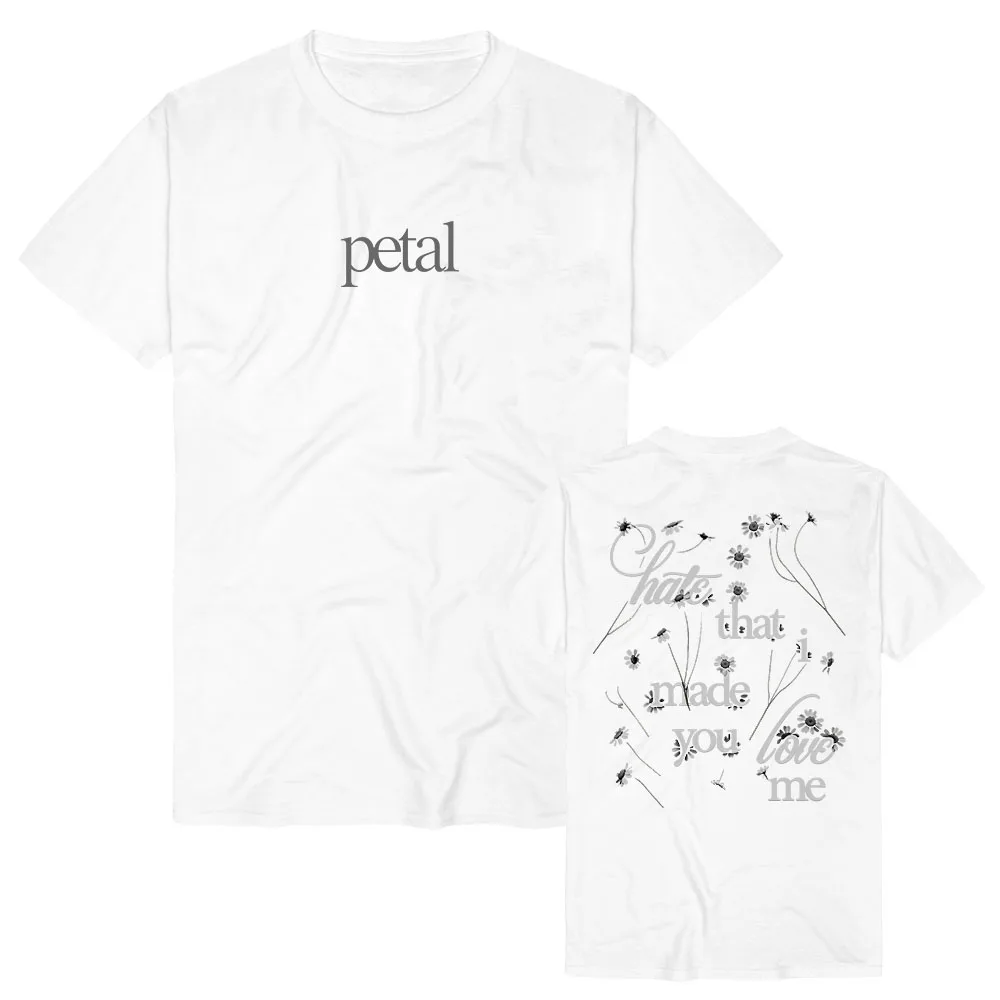 Hate That I Made You Love Me Tee Ariana Grande Petal Album Design T-shirt Summer Short Sleeve Loose Women Tshirts Graphic Merch