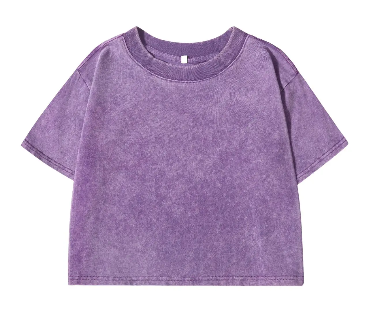 Girl T-Shirt Summer Crop American Retro Cotton O-Neck T-Shirts Leisure Loose  Shirt Sexy Casual Short Sleeved