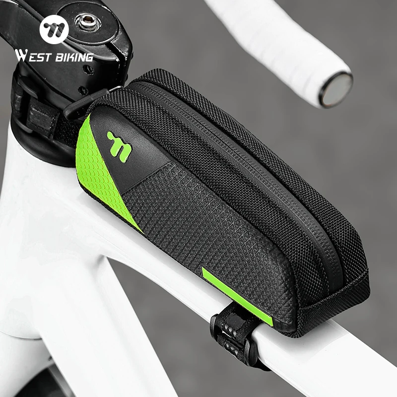 

WEST BIKING Bicycle Top Tube Bag Lightweight Portable Front Frame Aero Bags Fashionable Cycling Bags MTB Road Bike Accessories