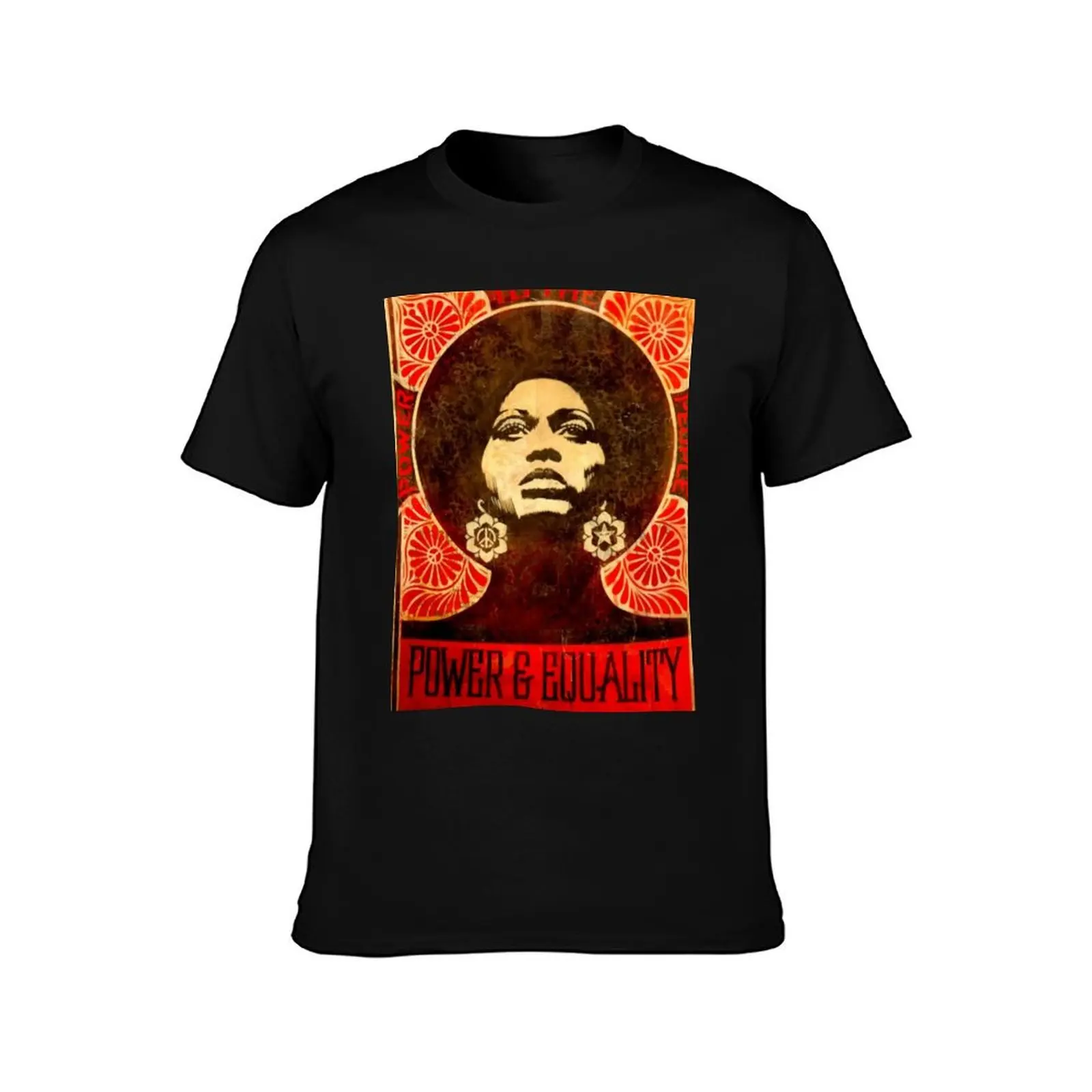 Angela Davis poster 1971 T-Shirt Holiday All Match T-Shirt