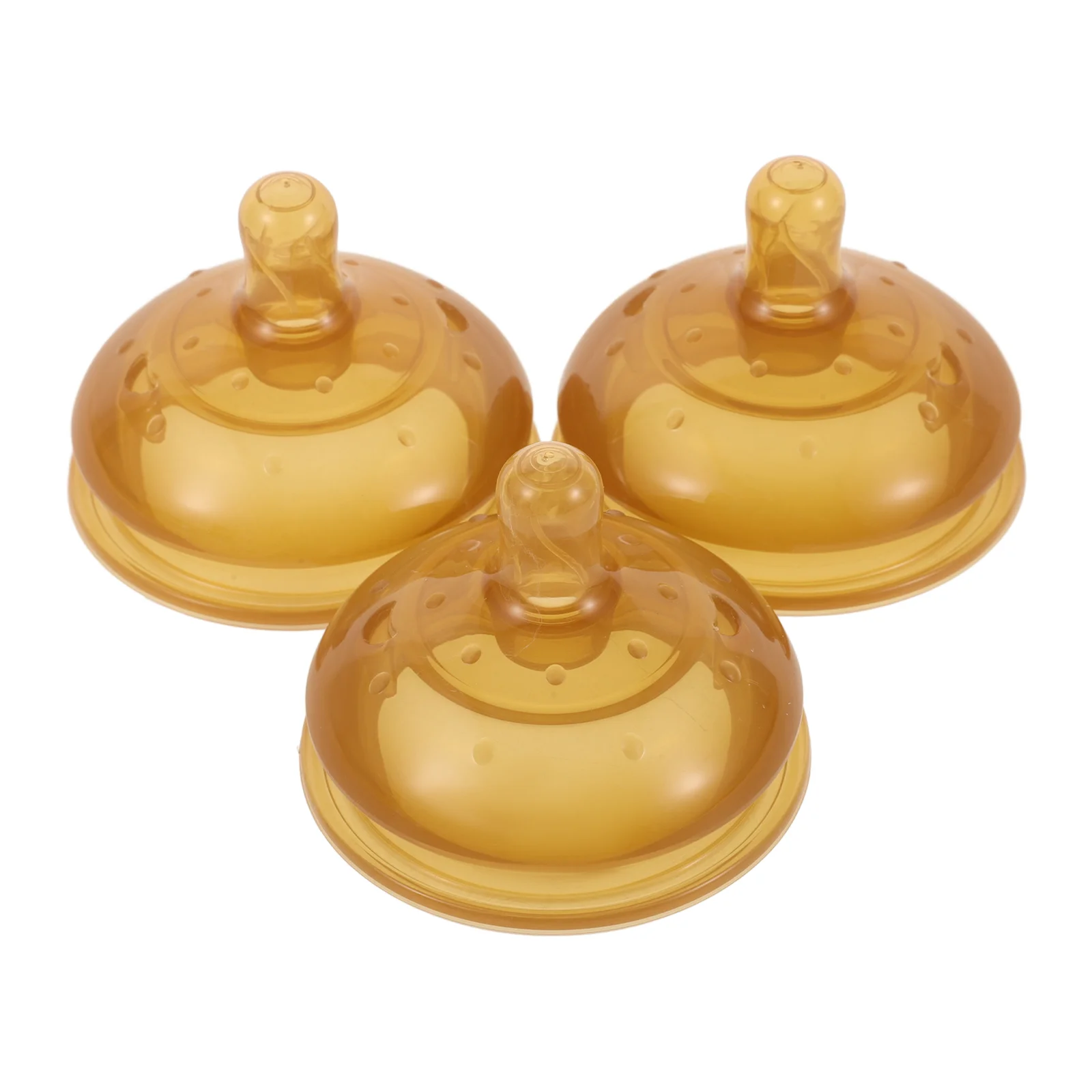 3 Pcs Silicone Pacifier Nursing Bottle Replacement Infant Milk Feeding Baby Silica Gel