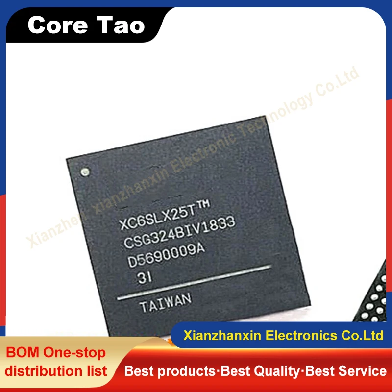 

1PCS/LOT XC6SLX25T-2CSG324 XC6SLX25T-CSG324 XC6SLX25T BGA324 Programmable gate array (fpga) new and original