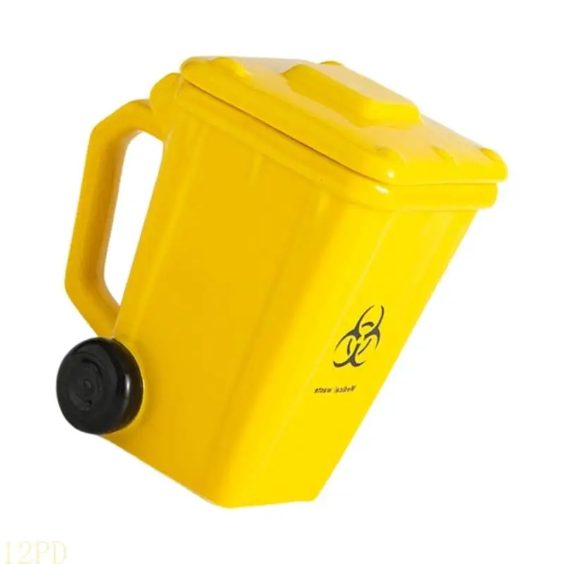 12PD Weird Garbage Pail Teas Cup 400ml Durable Ceramic Dishwasher Friendly Design