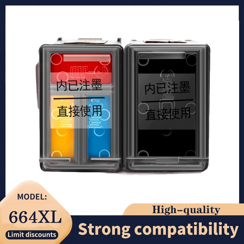 

664XL для HP 664XL 664 для HP 664 многоразовый картридж, замена 664 Deskjet 1115 1118 2135 4538 4675 4676 2138 4535 4536