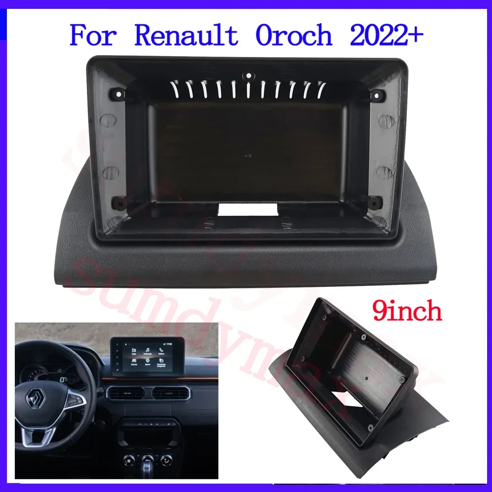 9inch big screen Car radio Frame Fascia Adapter Audio Dask Fitting Panel Kit For  RENAULT OROCH 2022 2023 2din car panel fascias