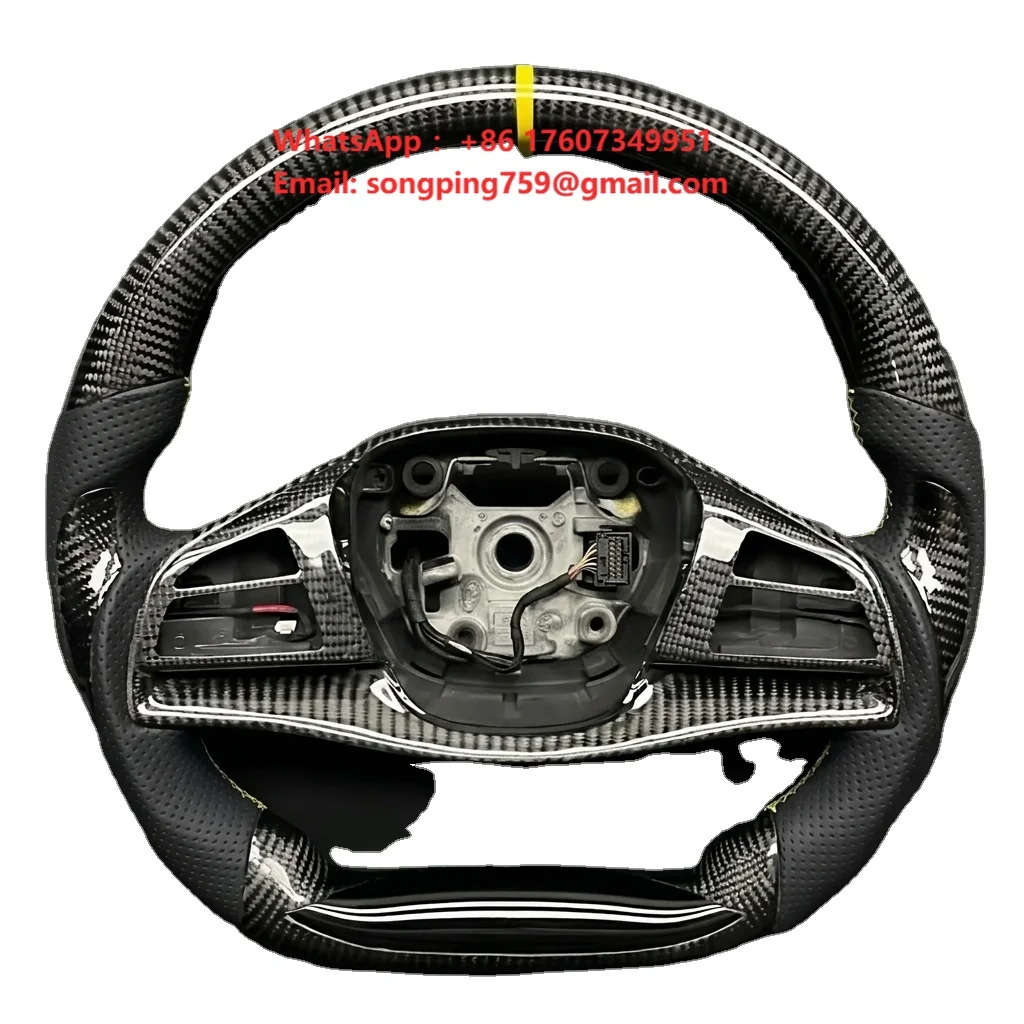 High Quality Carbon Fiber Steering Wheel for BYD Han EV DM I 2020 2021 2022 2023 2024 2025 Custom Car Accessories