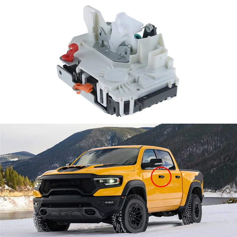 مشغل مزلاج قفل الباب لدودج رام 1500 2500 3500 جيب باتريوت كومباس الجبهة اليسرى 4589417 إعلان، 931-080، DLA1007، SM1646-T61C #4