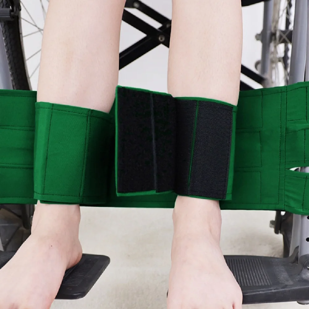 

Wheelchair Restraint Strap Patients Weak Legs Adjustable Guard Band Prevent Feet Caught In Wheels Elderly Supplies