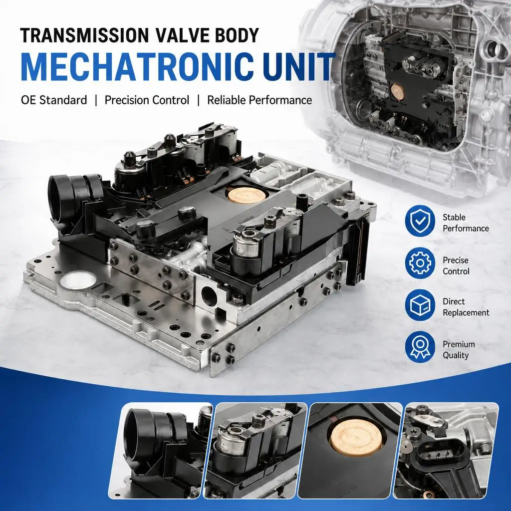 Transmission Valve Body Oil Passage Plate Computer Board Electromechanical Assembly For Mercedes 722.6