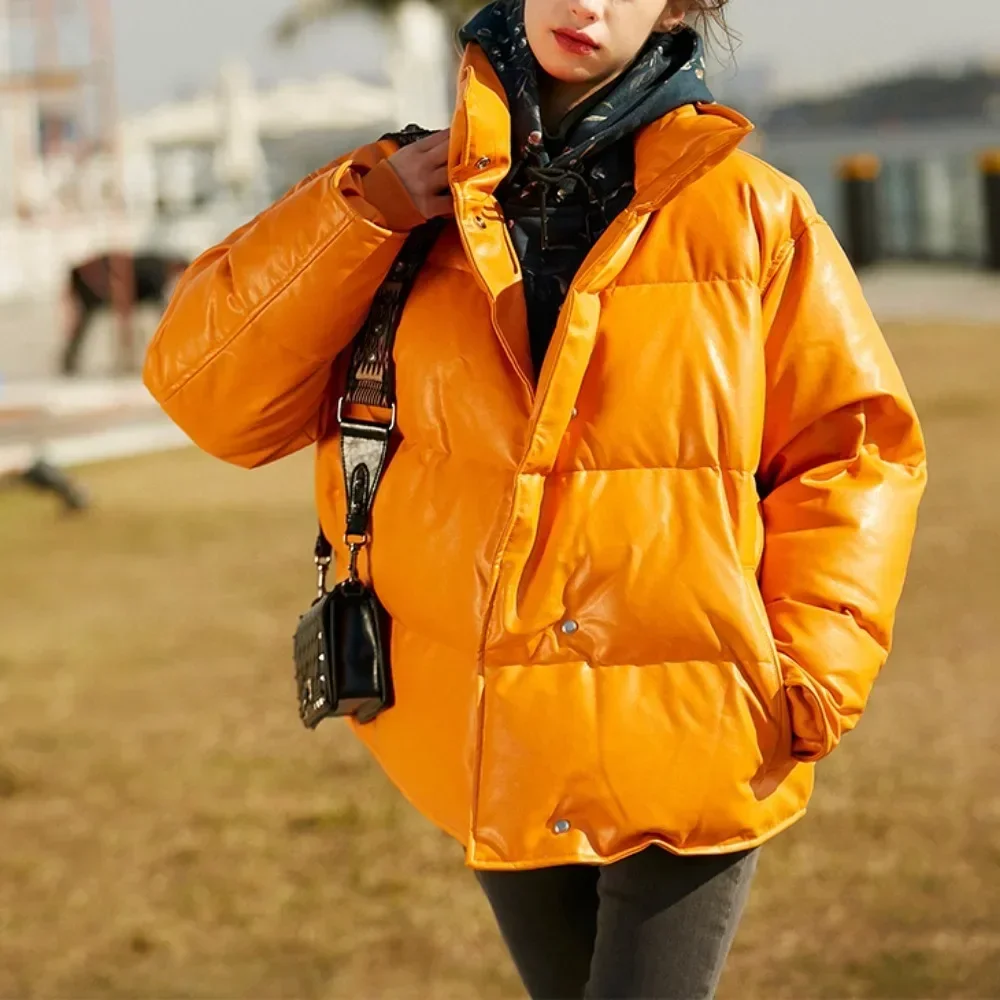 Winter New Silhouette Thickened High-end 90 Stylish Warm Short Down Jacket for Women