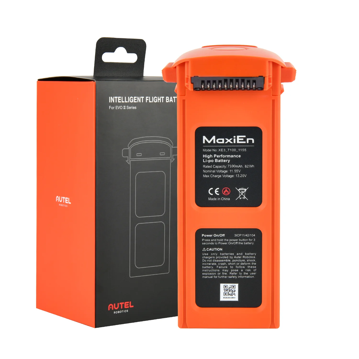 Autel Accesorios de batería para Dron EVO II Batería inteligente de litio recargable 7100mAh 82Wh