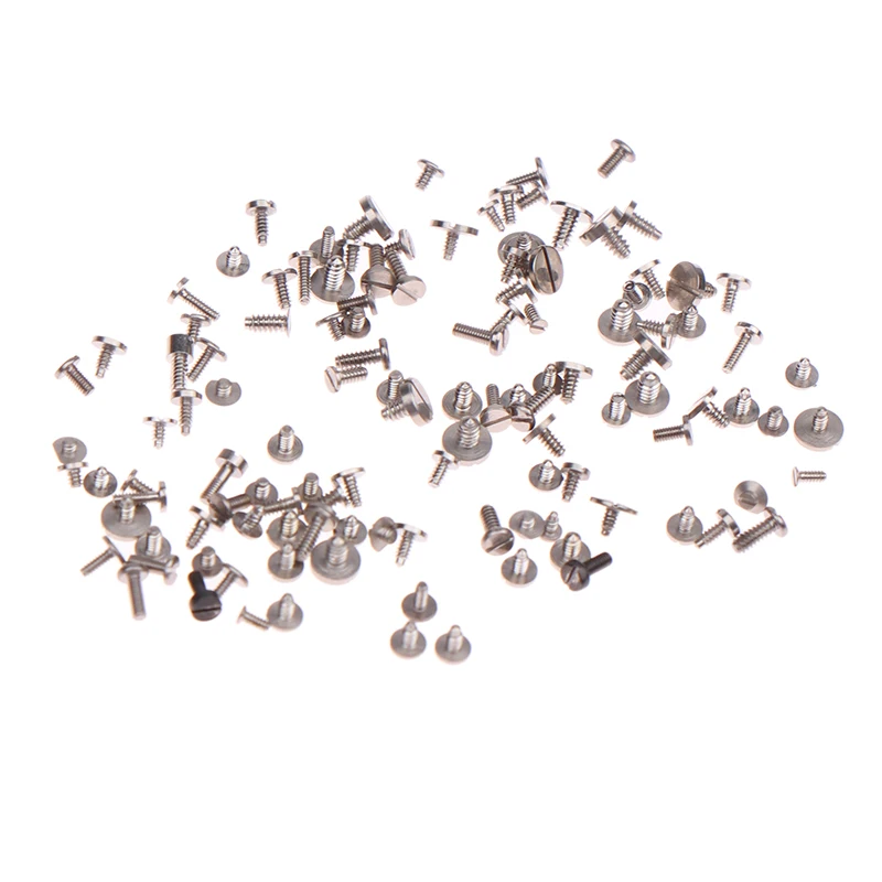 100Pcs Micro Tiny Precision Mixed Multi-size Watch Screws Movement Repair Tools Part For Watchmaker