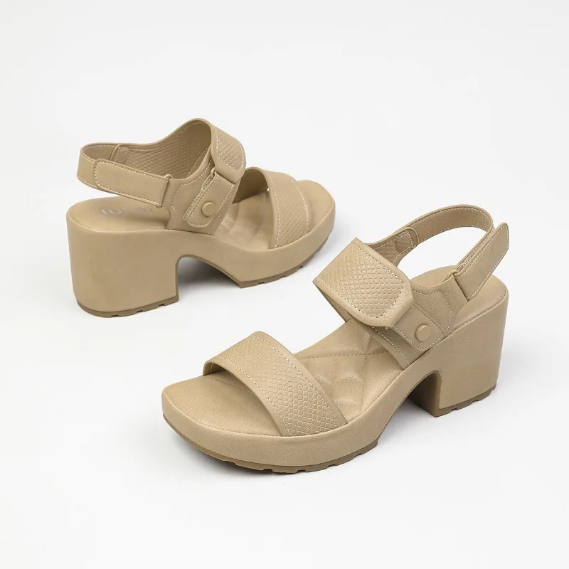 

Sandals Women Summer Thick Soled Summer New Female Sandals Fish Mouth Open Toe Breathable Wedge Sandals Sandalias De Mujer